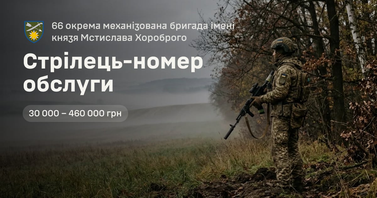 Стрілець-номер обслуги — 66 окрема механізована бригада імені князя Мстислава Хороброго