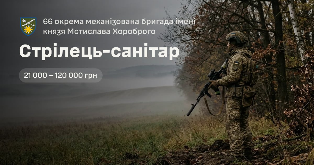 Стрілець-санітар — 66 окрема механізована бригада імені князя Мстислава Хороброго