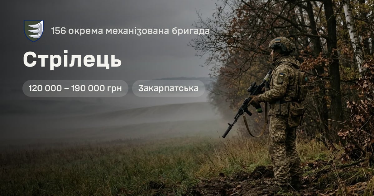 Стрілець — 156 окрема механізована бригада