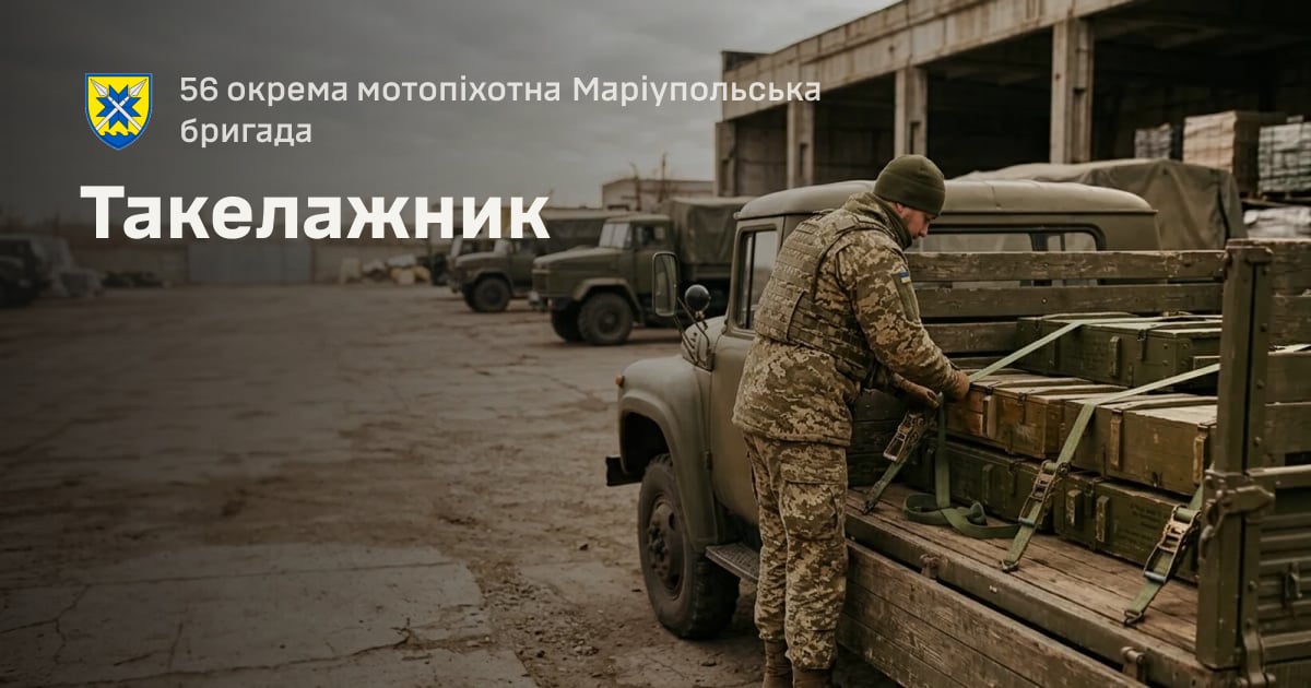 Такелажник — 56 окрема мотопіхотна Маріупольська бригада