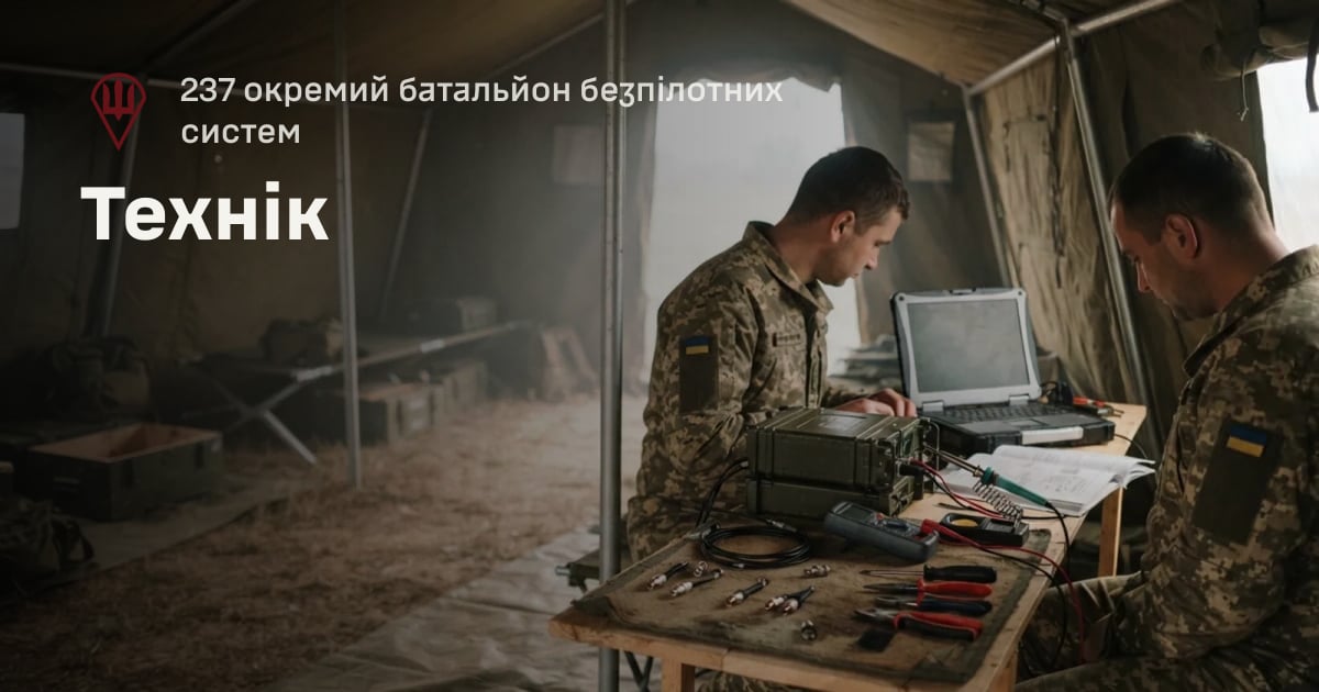 Технік — 237 окремий батальйон безпілотних систем