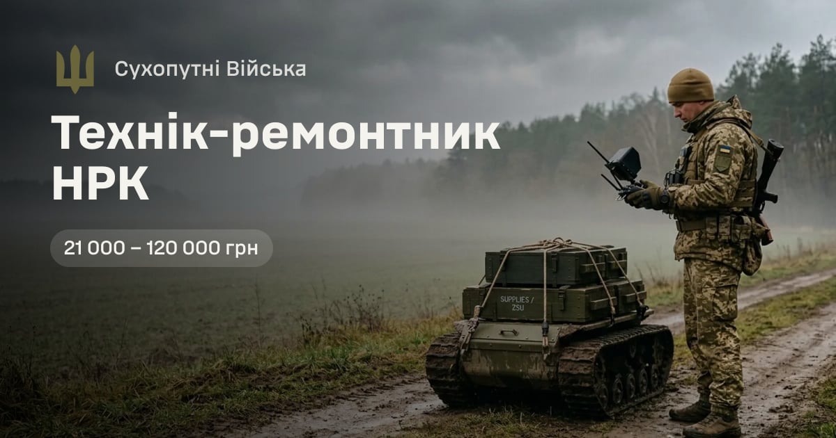 Технік-ремонтник НРК — Сухопутні Війська