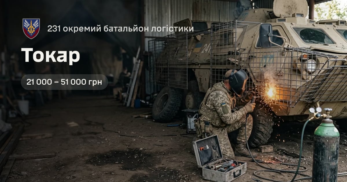 Токар — 231 окремий батальйон логістики
