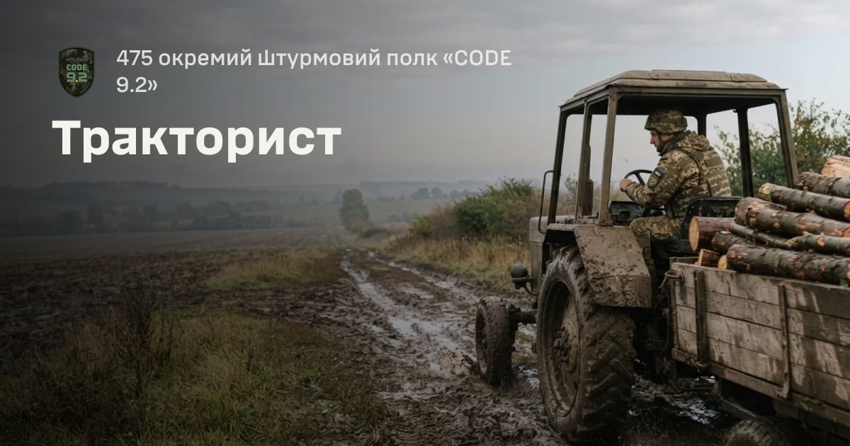 Тракторист — 475 окремий штурмовий полк «CODE 9.2»