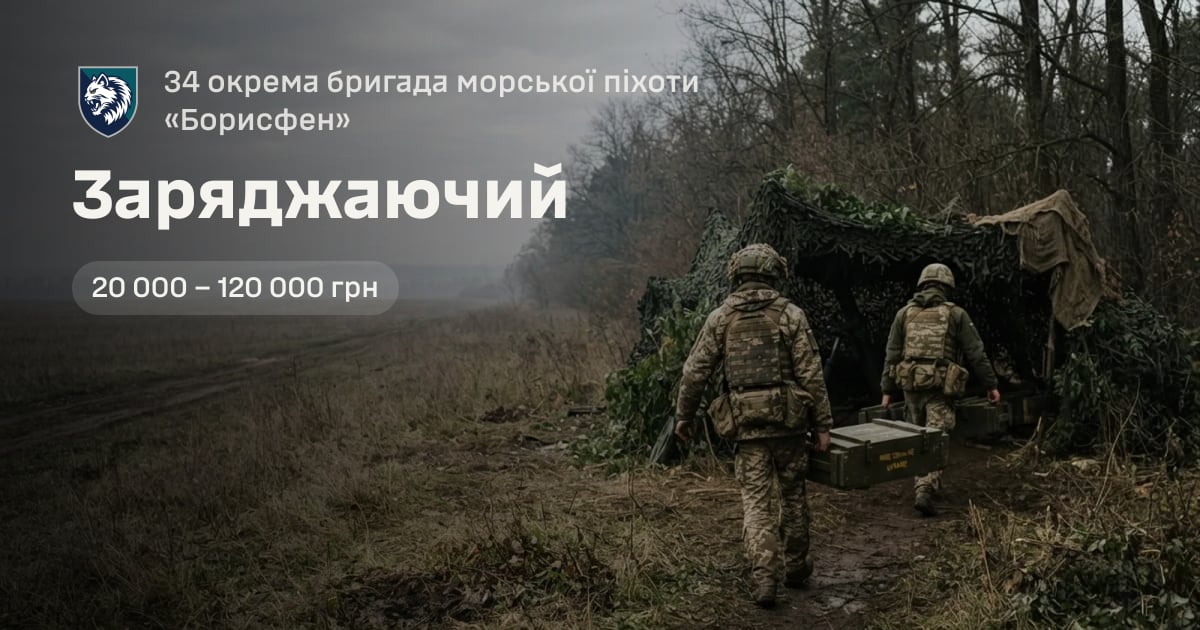 Заряджаючий — 34 окрема бригада морської піхоти «Борисфен»