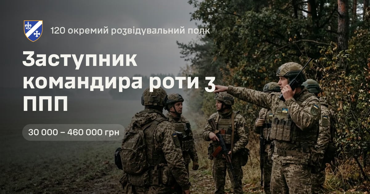 Заступник командира роти з ППП — 120 окремий розвідувальний полк