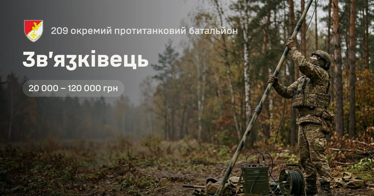 Зв’язківець — 209 окремий протитанковий батальйон