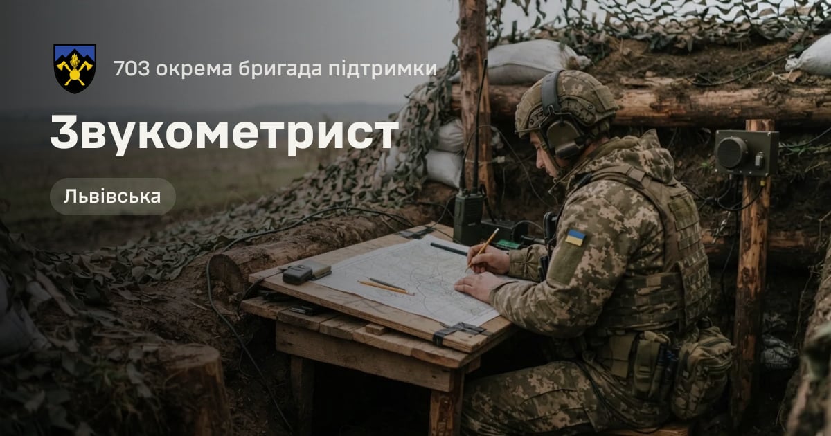 Звукометрист — 703 окрема бригада підтримки